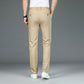 Summer Ice Silk Casual Pants Straight Loose Business for Men