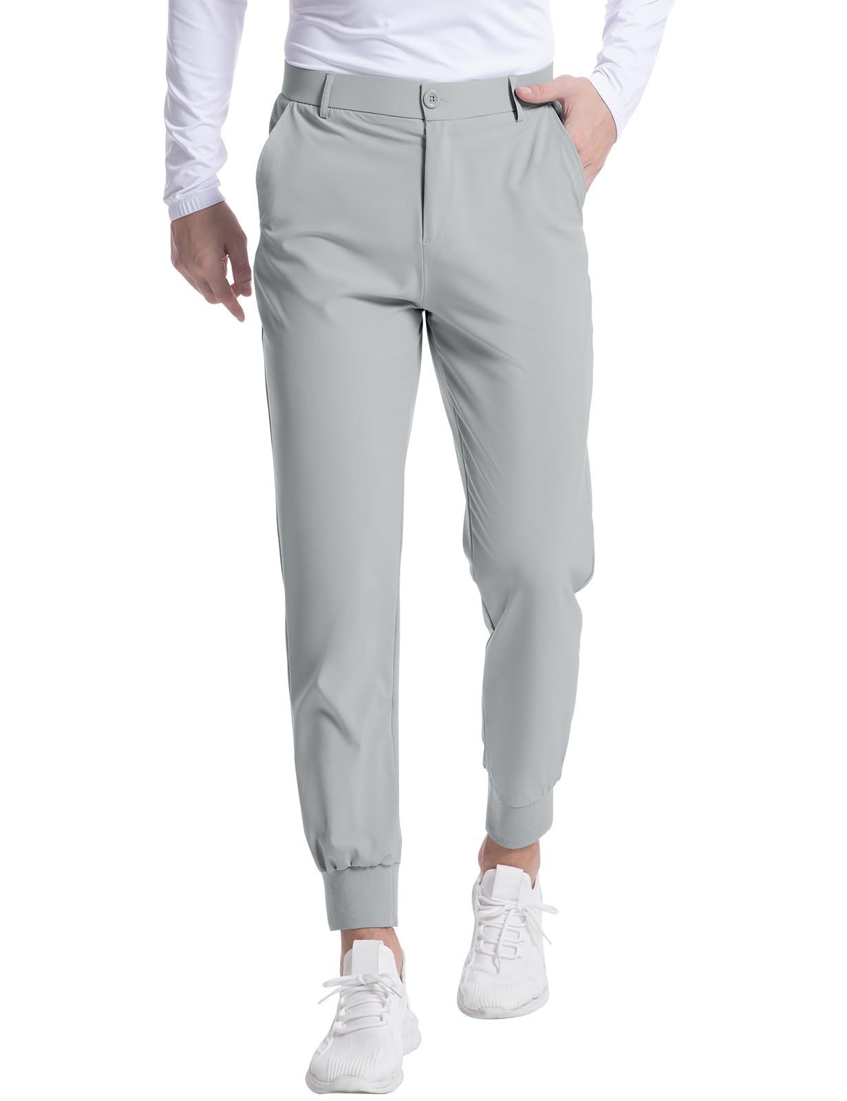 Stretch Golf Jogging Pocket Slim Trousers