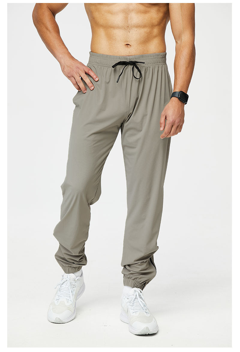 Summer Thin Section Zipper Ankle-tied Outdoor Casual Pants