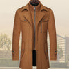 Luxury Woolen Coat Double Collar Standardl Zipper Coat Jacket