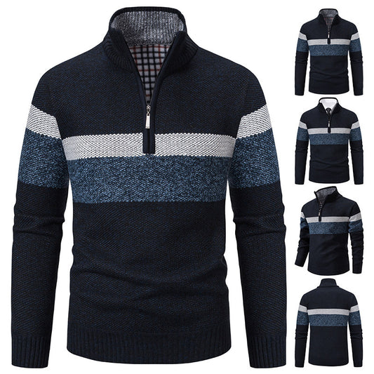 Thick Warm Quarter zip For Men