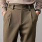 Thickened Loose Straight Outerwear Men's Pants