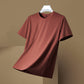 High End Mulberry Silk T-shirt Short Sleeve