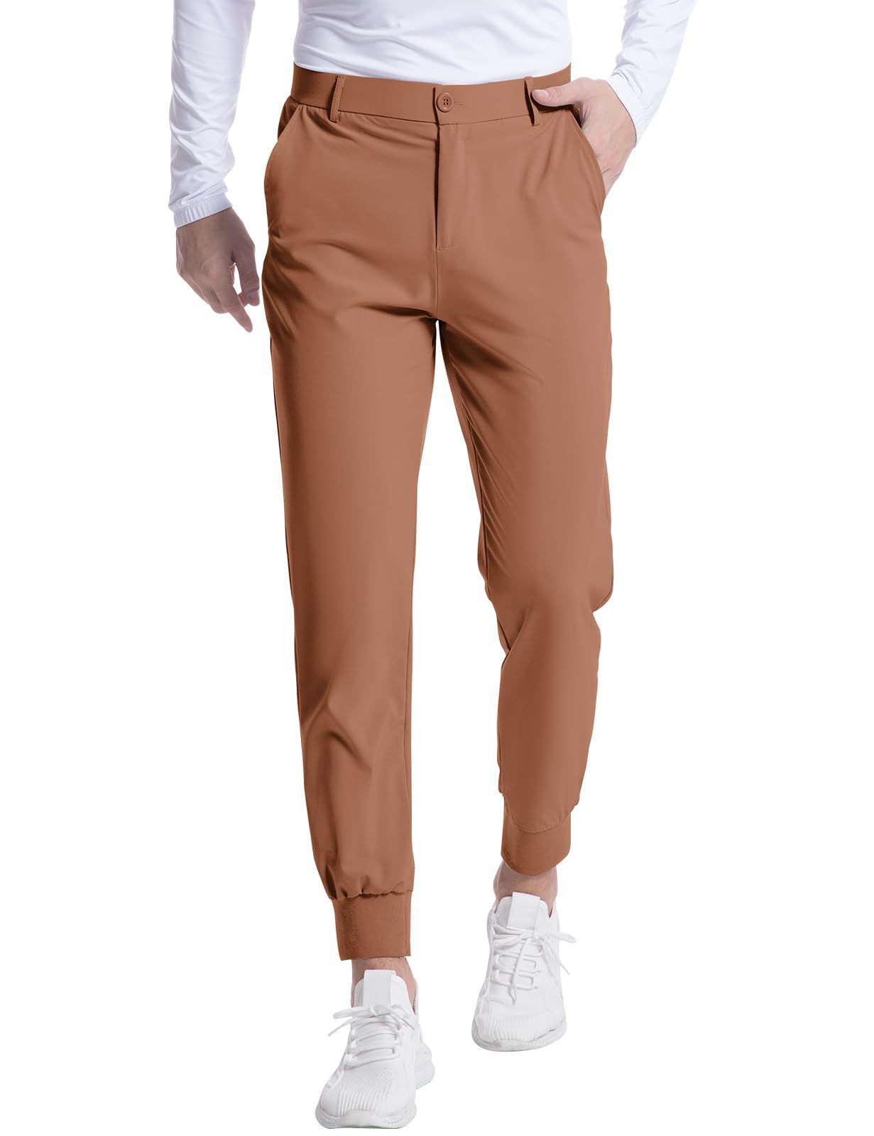 Stretch Golf Jogging Pocket Slim Trousers