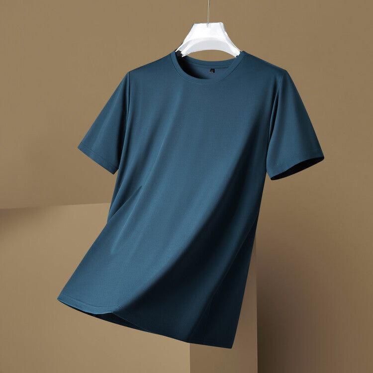 High End Mulberry Silk T-shirt Short Sleeve