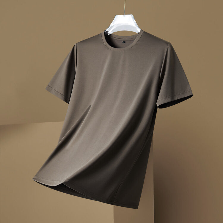 High End Mulberry Silk T-shirt Short Sleeve