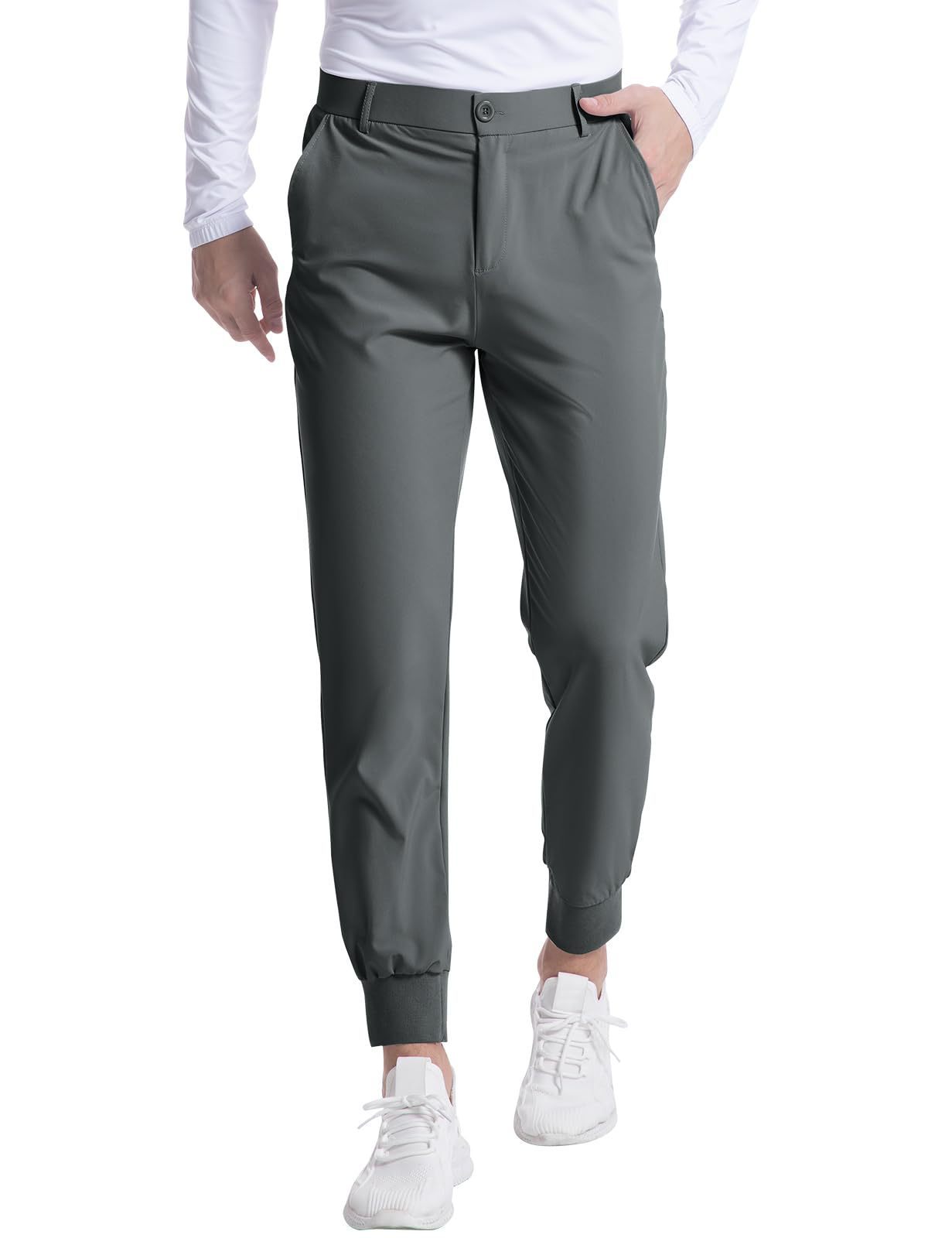 Stretch Golf Jogging Pocket Slim Trousers