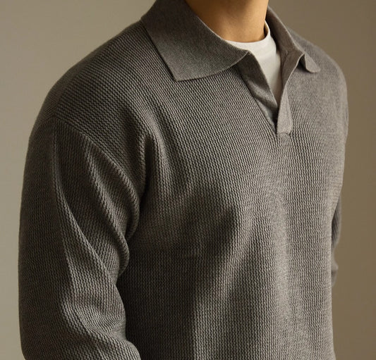 High-grade V-neck Sweater Pullover