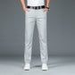 Summer Ice Silk Casual Pants Straight Loose Business for Men