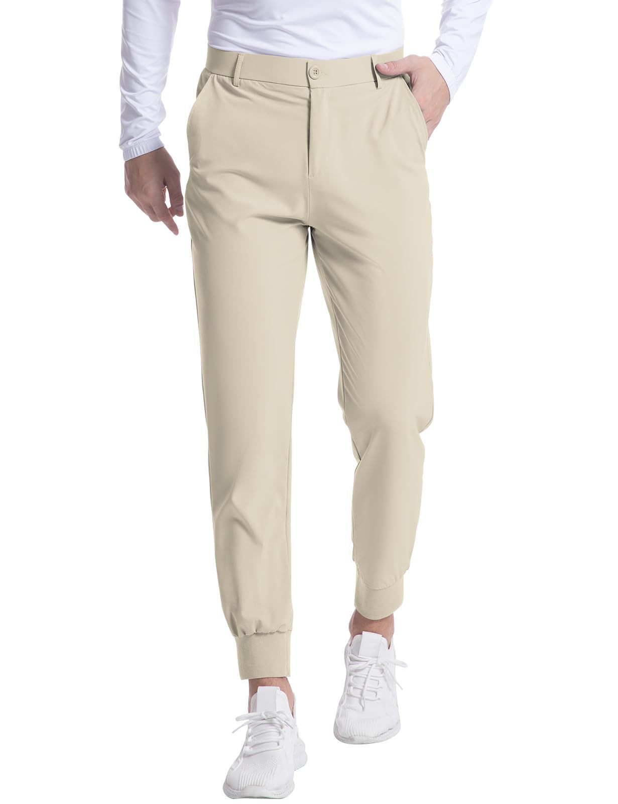 Stretch Golf Jogging Pocket Slim Trousers