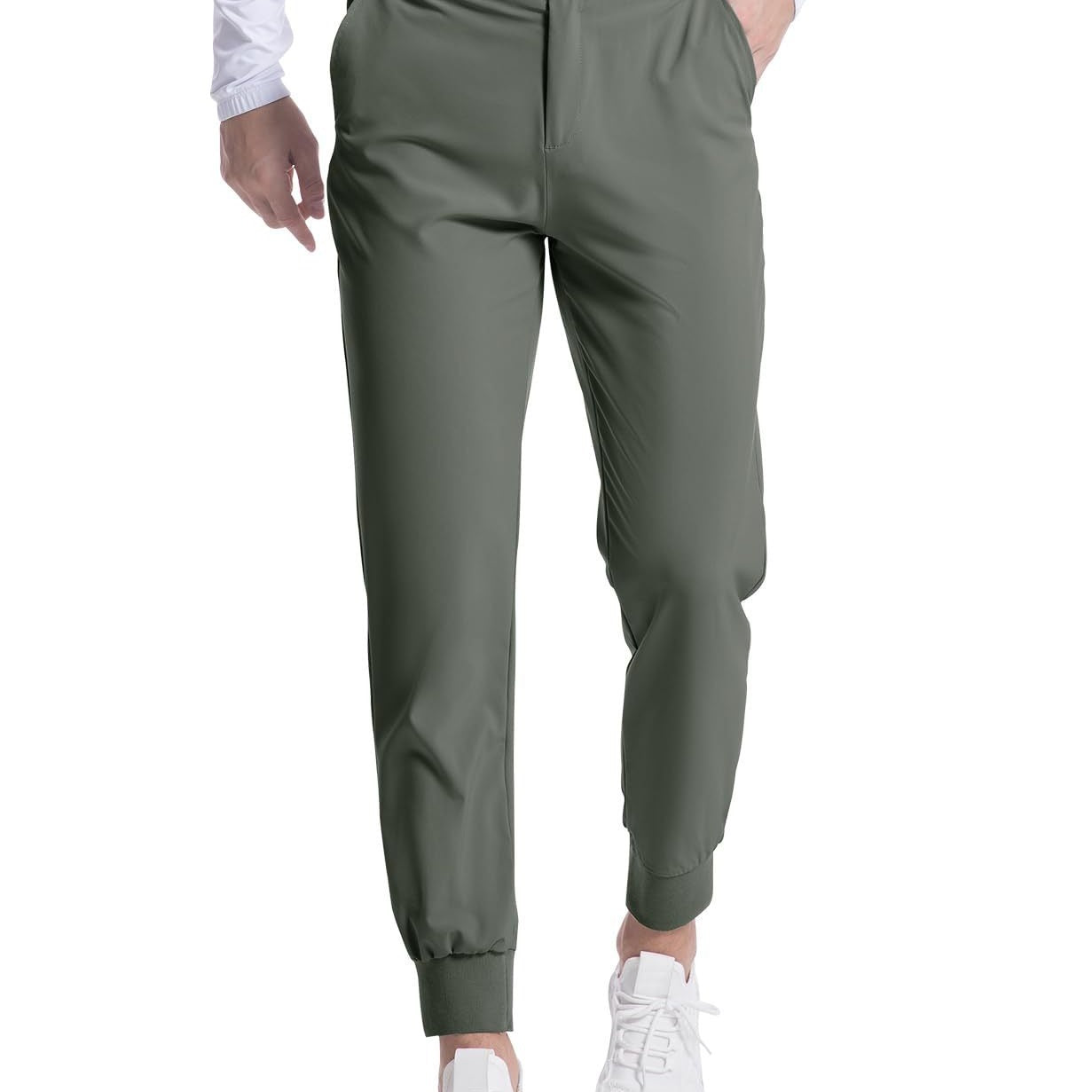 Stretch Golf Jogging Pocket Slim Trousers