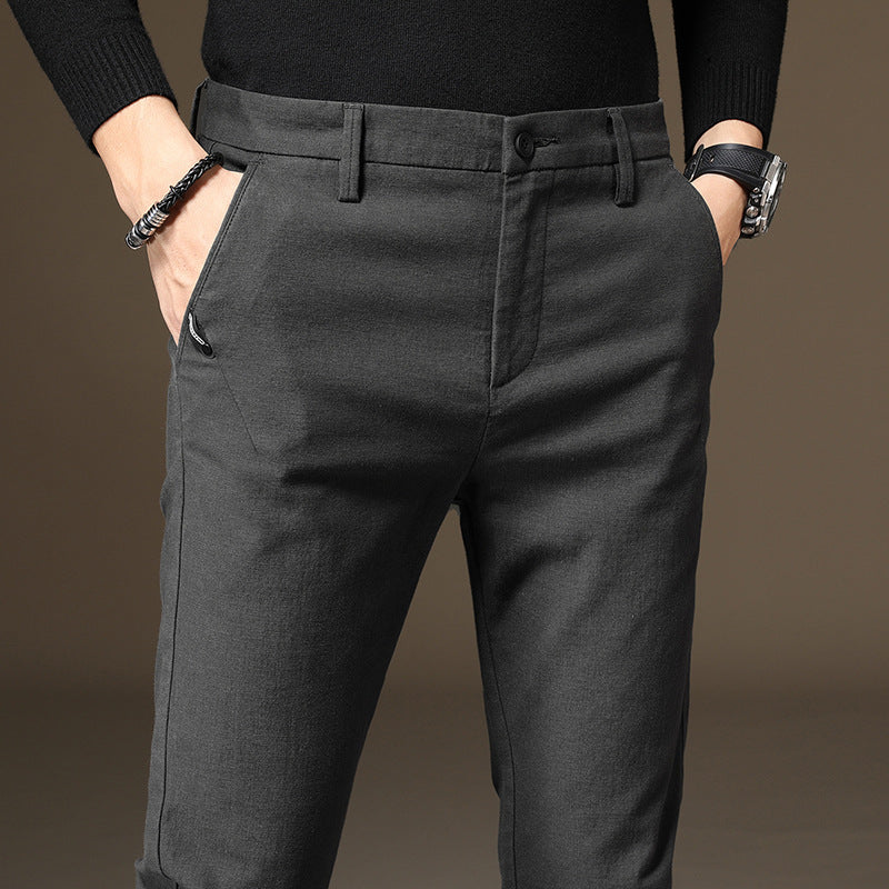 Slim Fit Elastic Pencil Pants