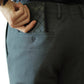 Slim Fit Elastic Straight Trousers