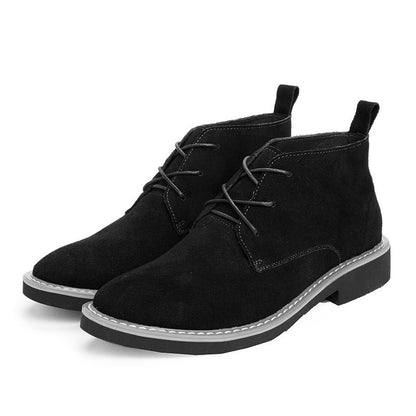 Men's Boots Cowhide Suede Martin