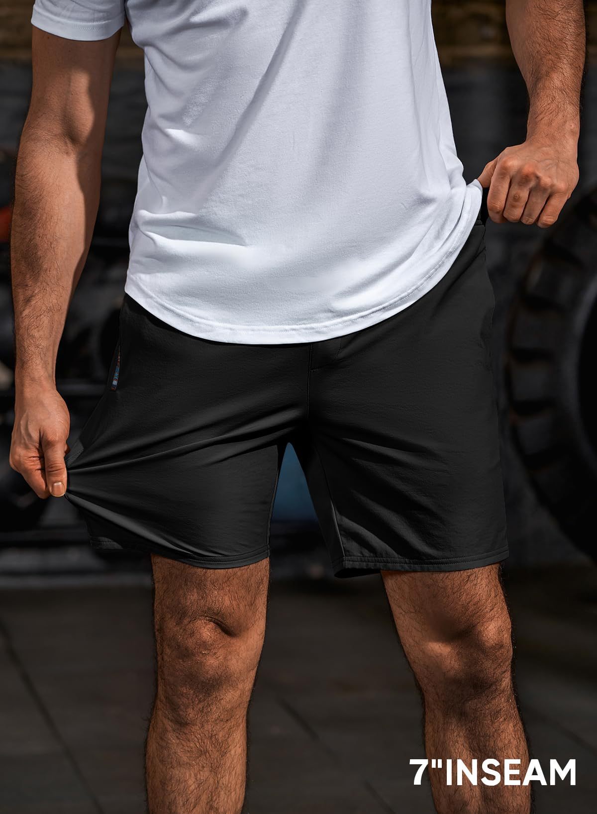 Men's Casual Shorts Printed Drawstring Elastic