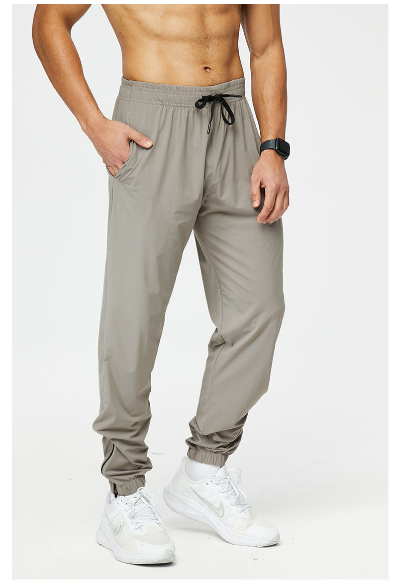 Summer Thin Section Zipper Ankle-tied Outdoor Casual Pants