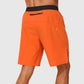 Running Shorts Back Waist Zipper Phone Pocket