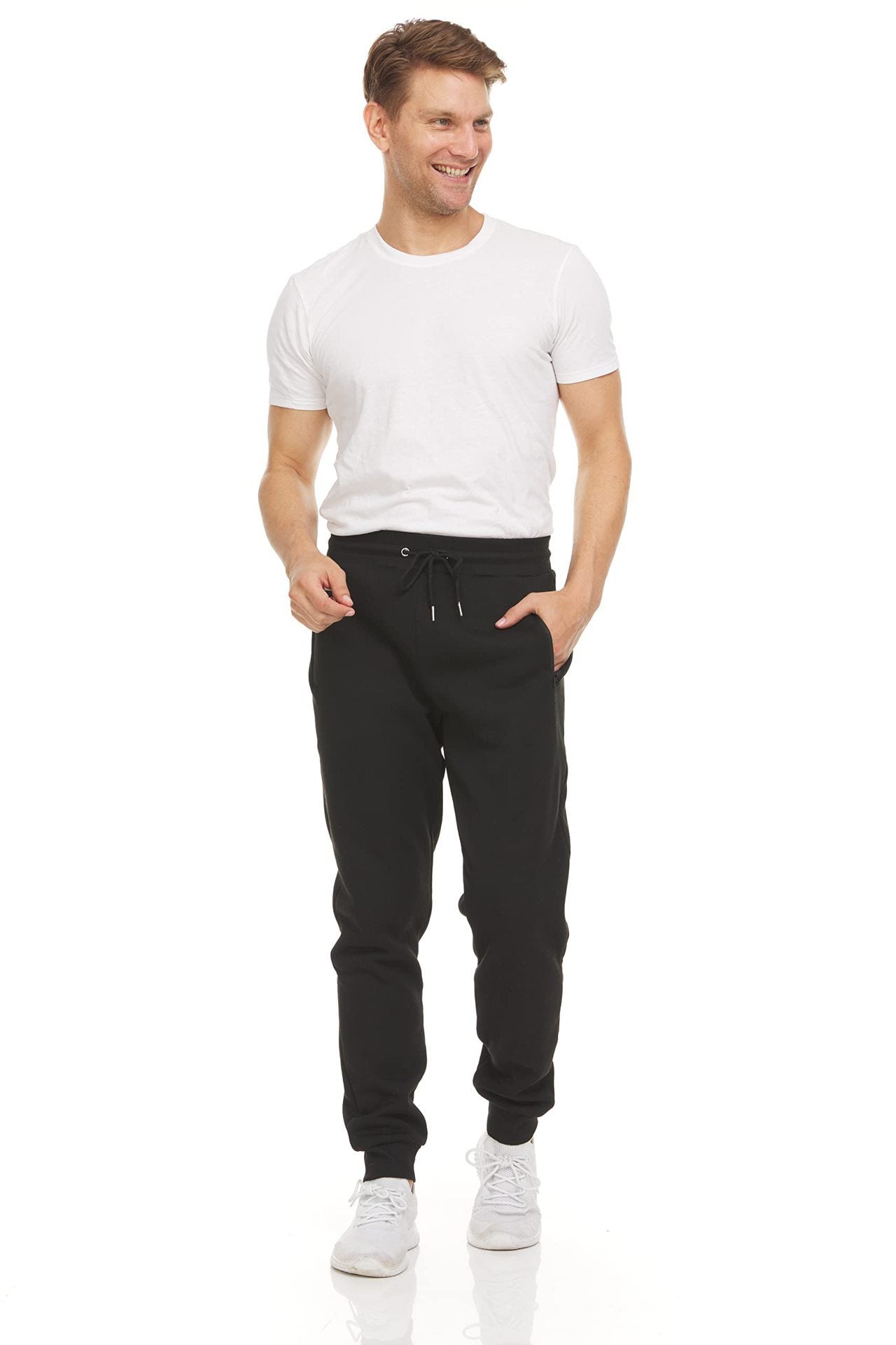 Sports Casual Zipper Ankle-tied Feet Running Trousers