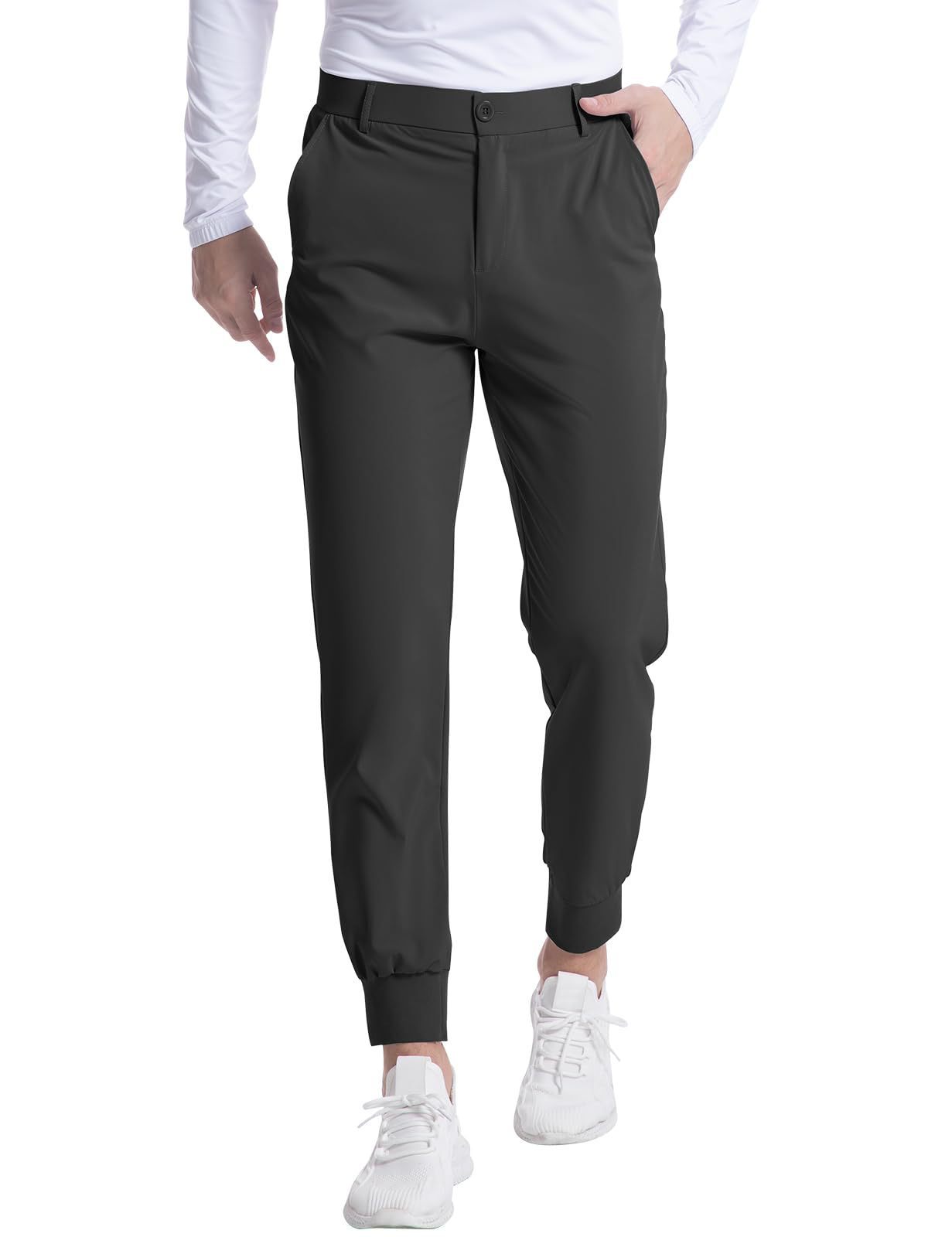 Stretch Golf Jogging Pocket Slim Trousers