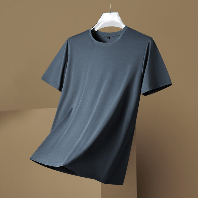 High End Mulberry Silk T-shirt Short Sleeve