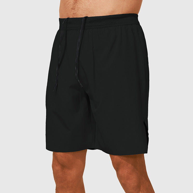 Running Shorts Back Waist Zipper Phone Pocket