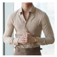 Autumn Italian Collar Men's Shirt