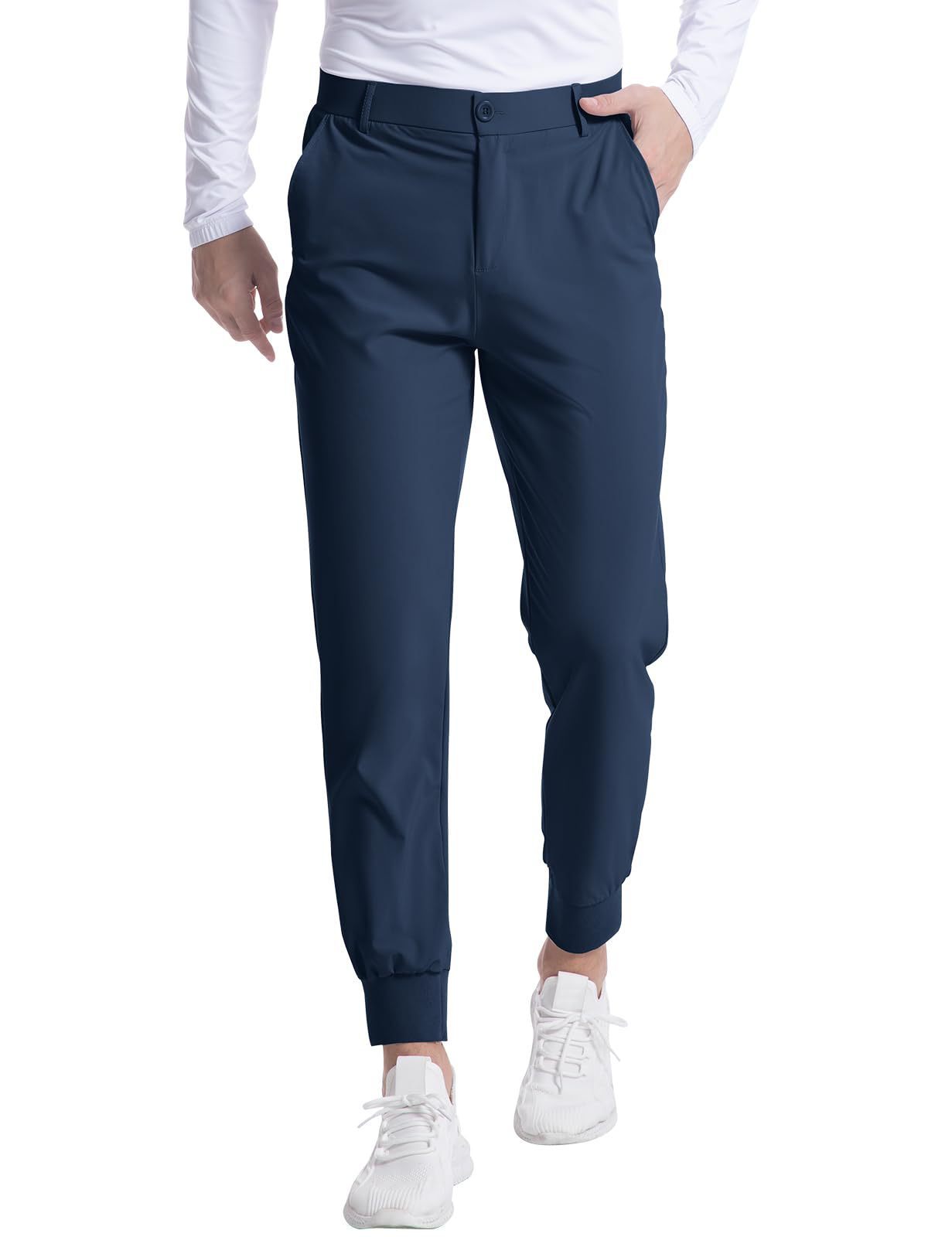 Stretch Golf Jogging Pocket Slim Trousers